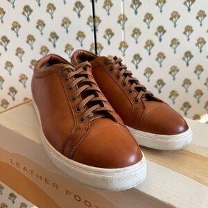 Portland Leather Brown Leather Low Top Sneakers US Men 8.5/US Women 9.5